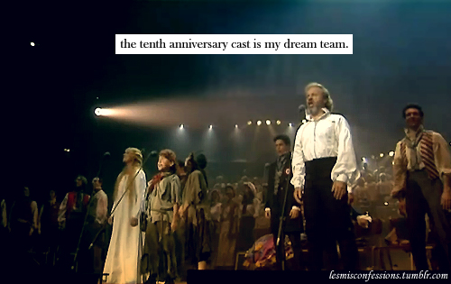 Dream team 10th anniversary Les Miserables