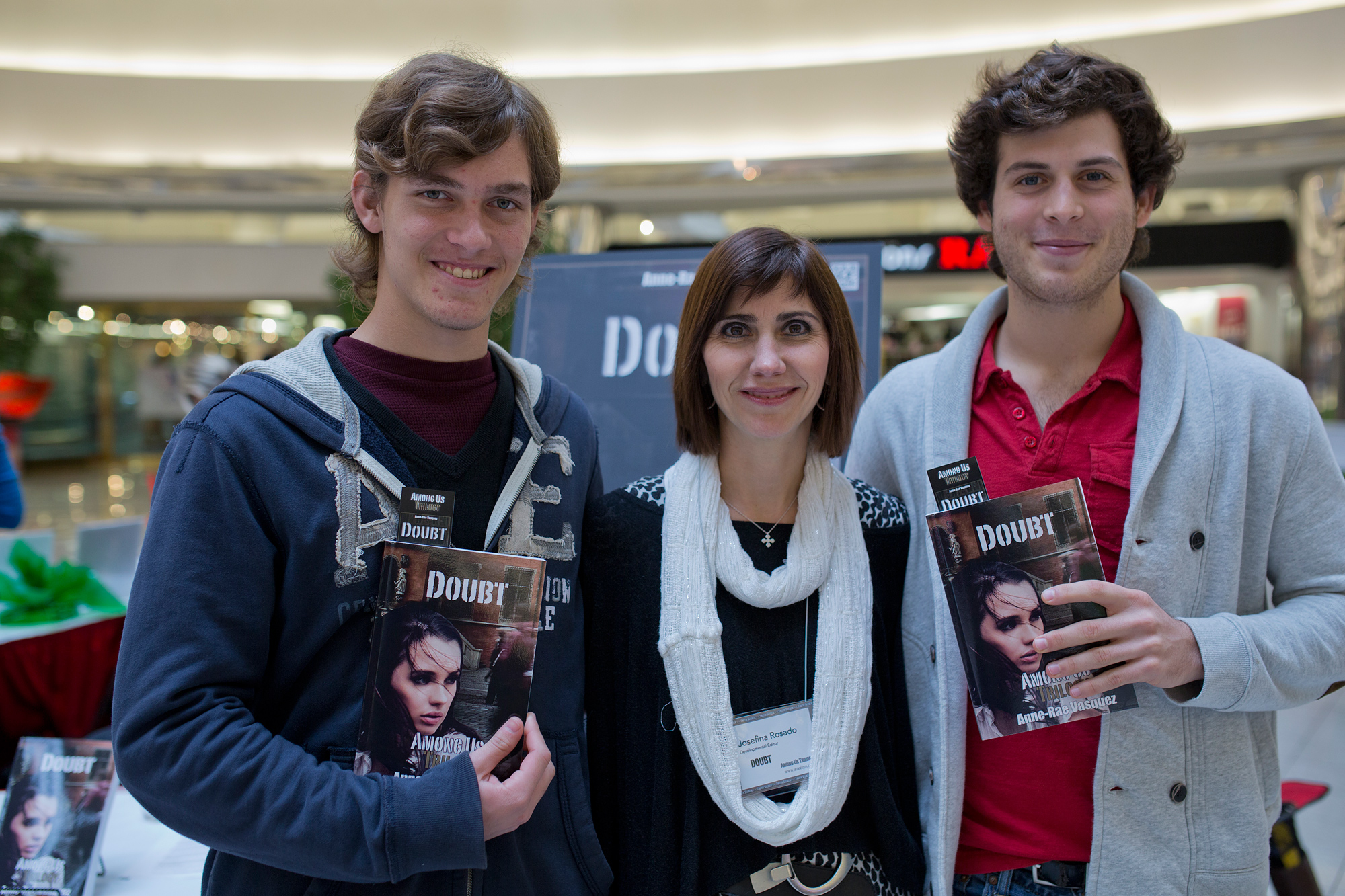 Josefina, developmental editor of Doubt with awesome fans