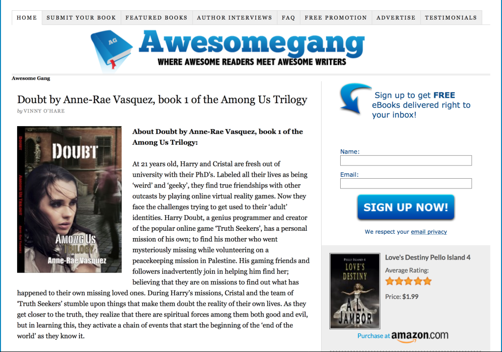 screenshot of Awesome Gang featuring Doubt, Among Us Trilogy